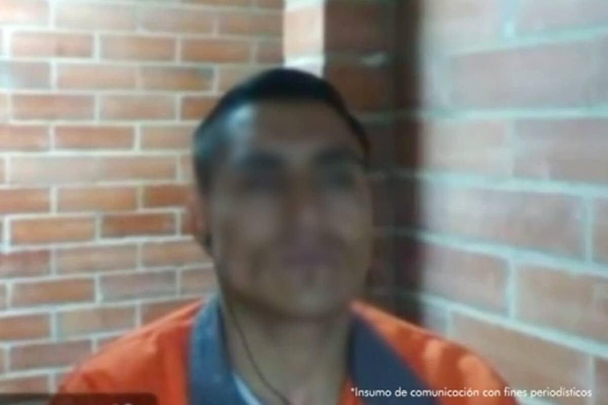 Alias 'Patacón', señalado de el doble asesinato de líderes juveniles en Bogotá. //Cortesía - Fiscalía