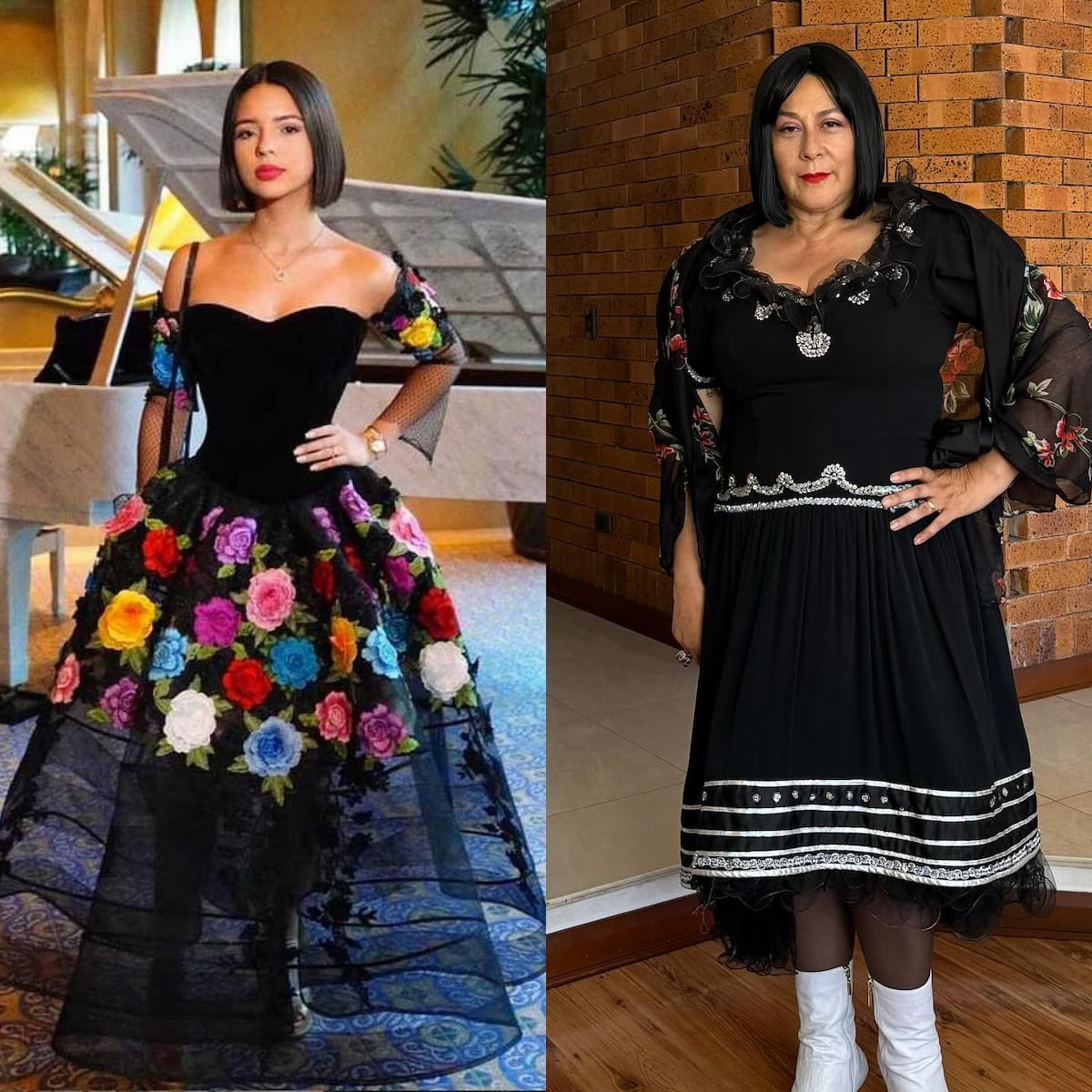 Alina Lozano, la actriz ha recibido fuerte criticas por querer parecerse a la cantante mexicana Ángela Aguilar.//Foto: tomada de internet.