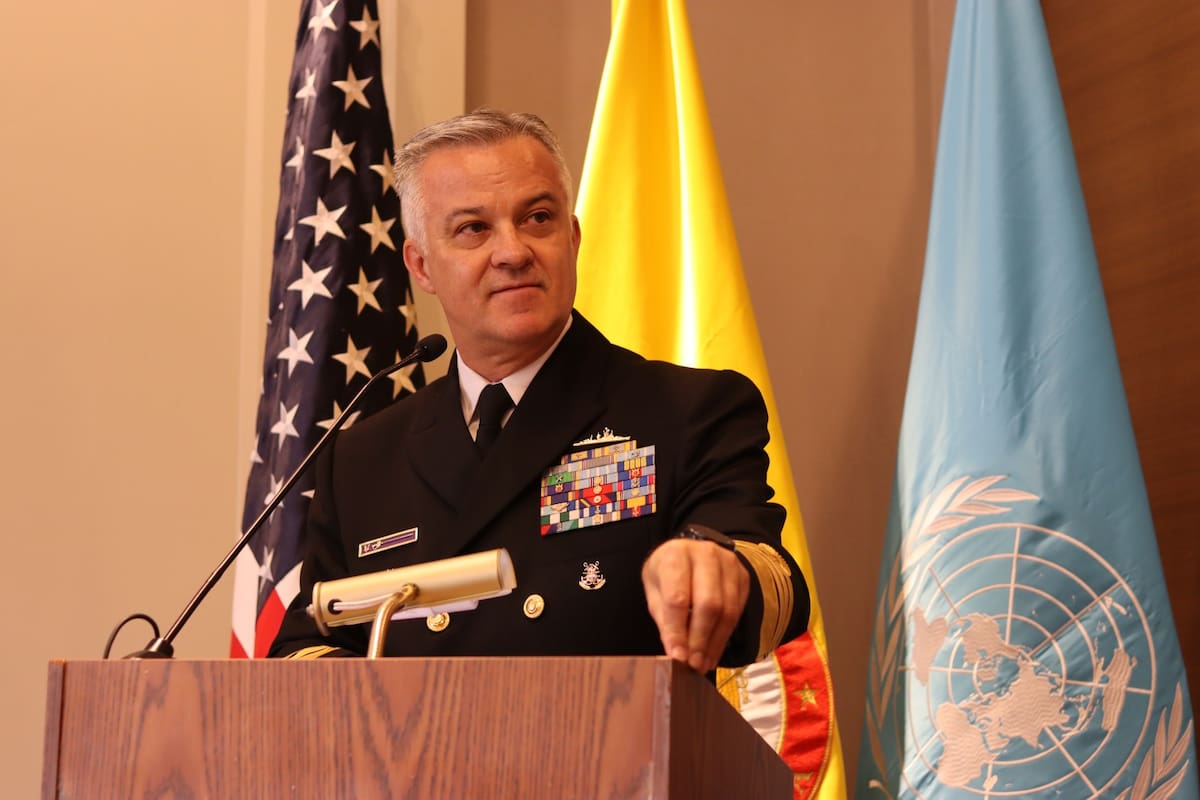 Almirante John Fabio Giraldo, director de la Dimar. // Foto: cortesía - Dimar
