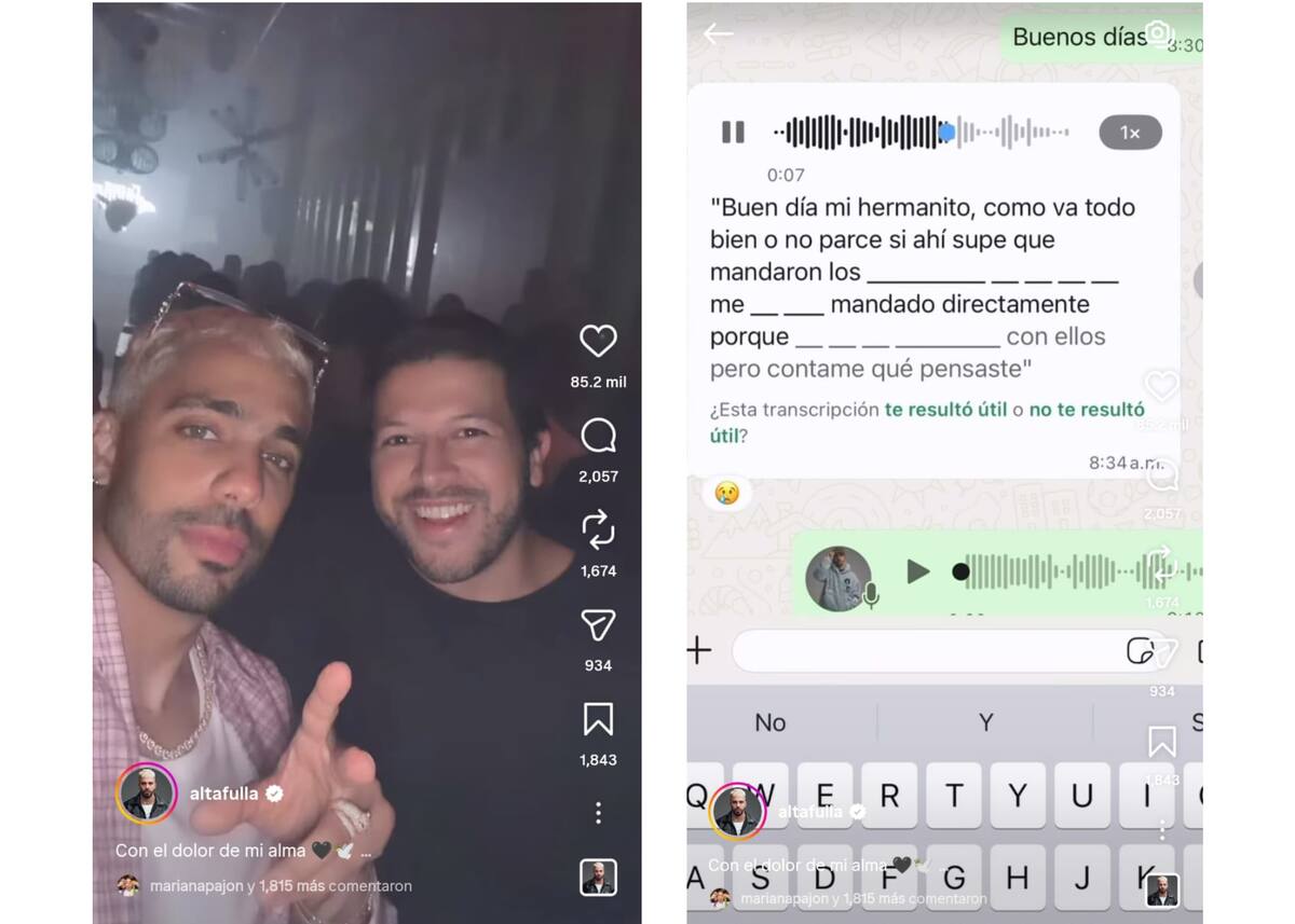 Altafulla despide a Tomás Amaya: quién era y qué se sabe de su muerte. // Capturas tomadas de IG @altafulla