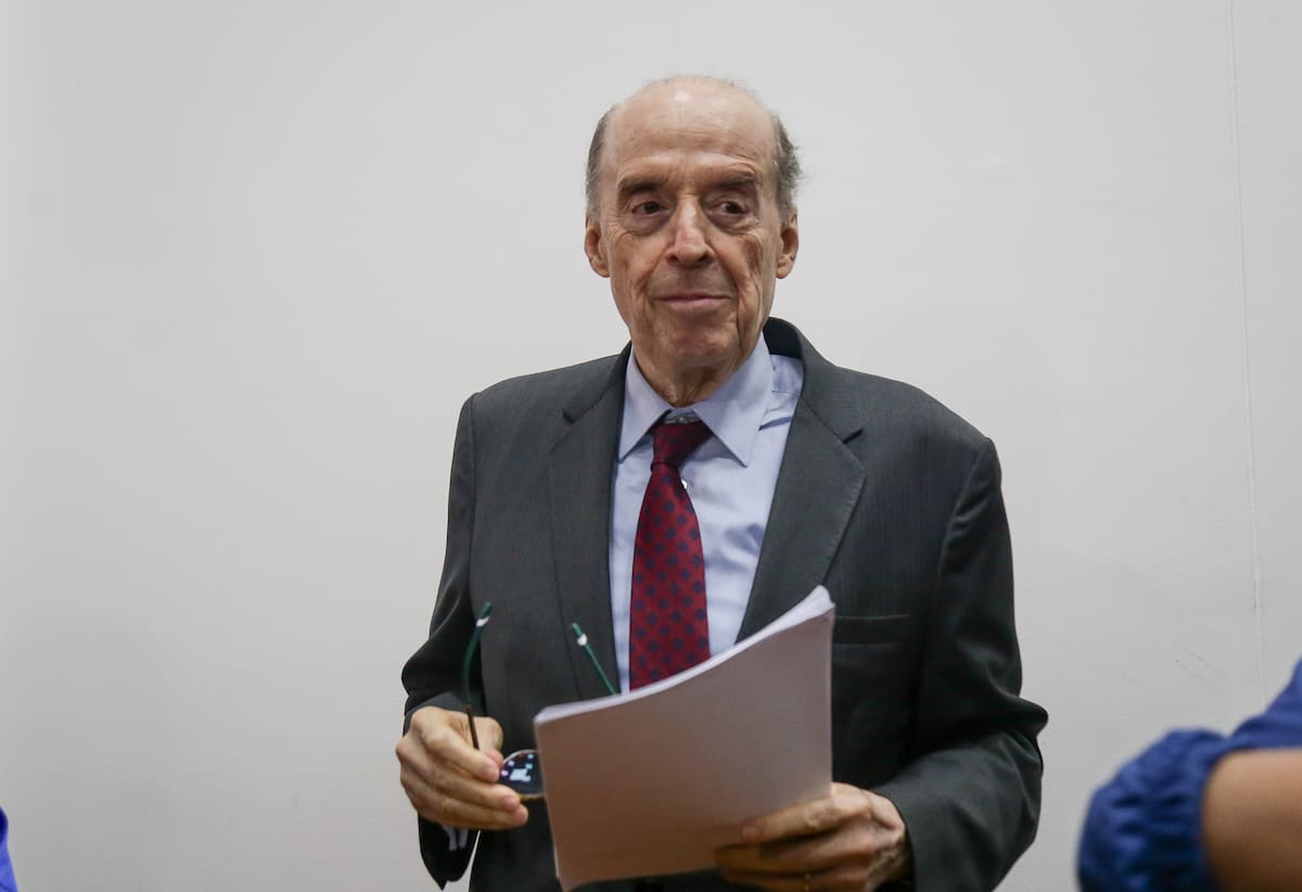 El excanciller Álvaro Leyva. // Foto: Colprensa - Catalina Olaya.