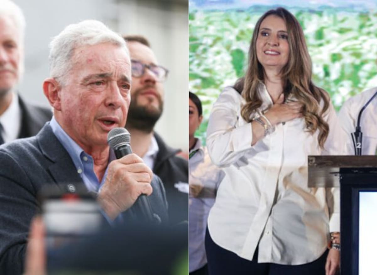 Álvaro Uribe y Paloma Valencia. // Foto: Colprensa