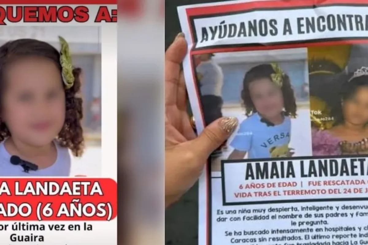 Alertan por desaparición de niña sobreviviente al terremoto en Venezuela