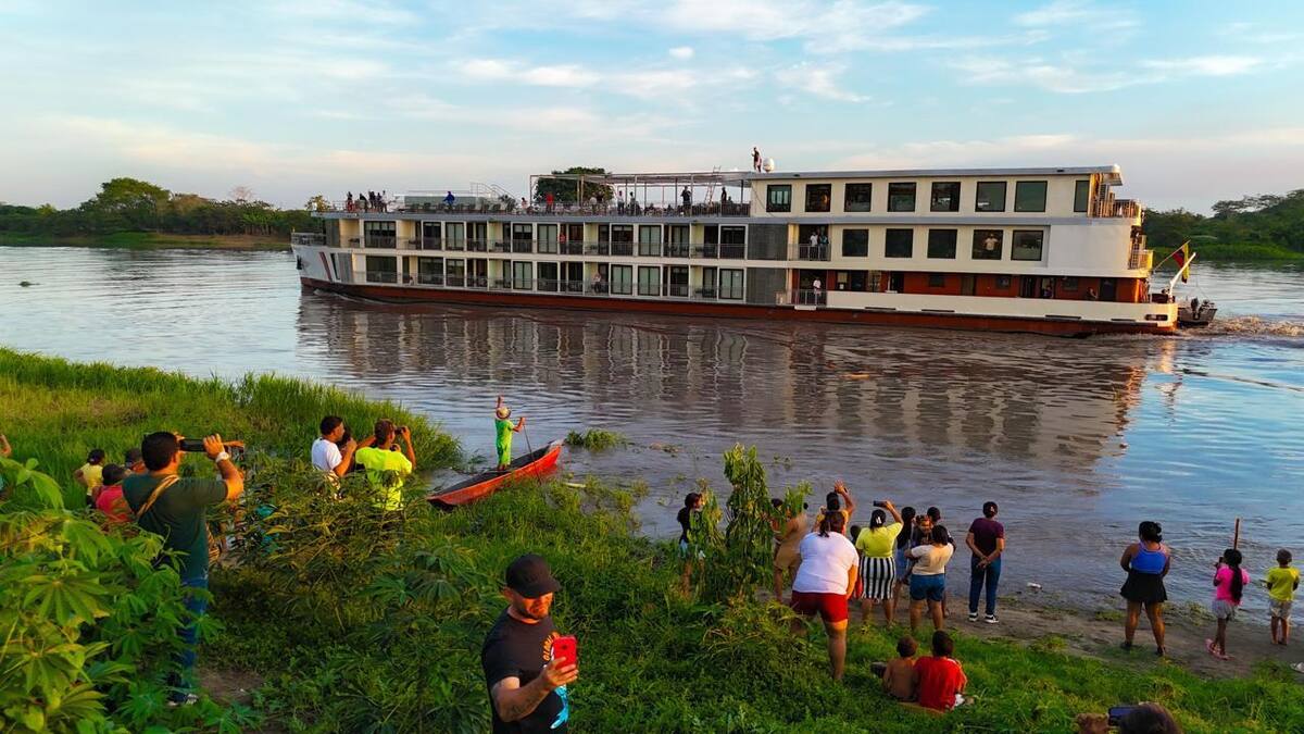 La nueva embarcación realizará recorridos de siete días y ocho noches. // Foto: Cortesía - Gobernación de Bolívar.