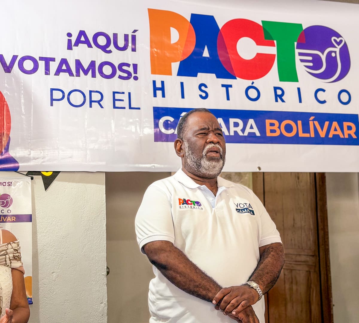 Amaury Julio consiguió 25.771 votos en la consulta popular realizada por el Pacto Histórico el pasado 26 de octubre. // Foto: Cortesía.