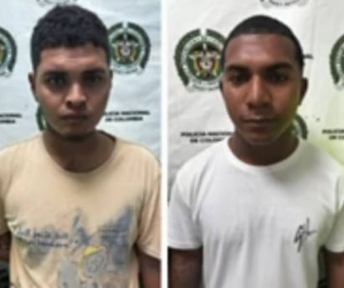 Ambos capturados habrían pertenecido a las Agc. //Cortesía DEBOL