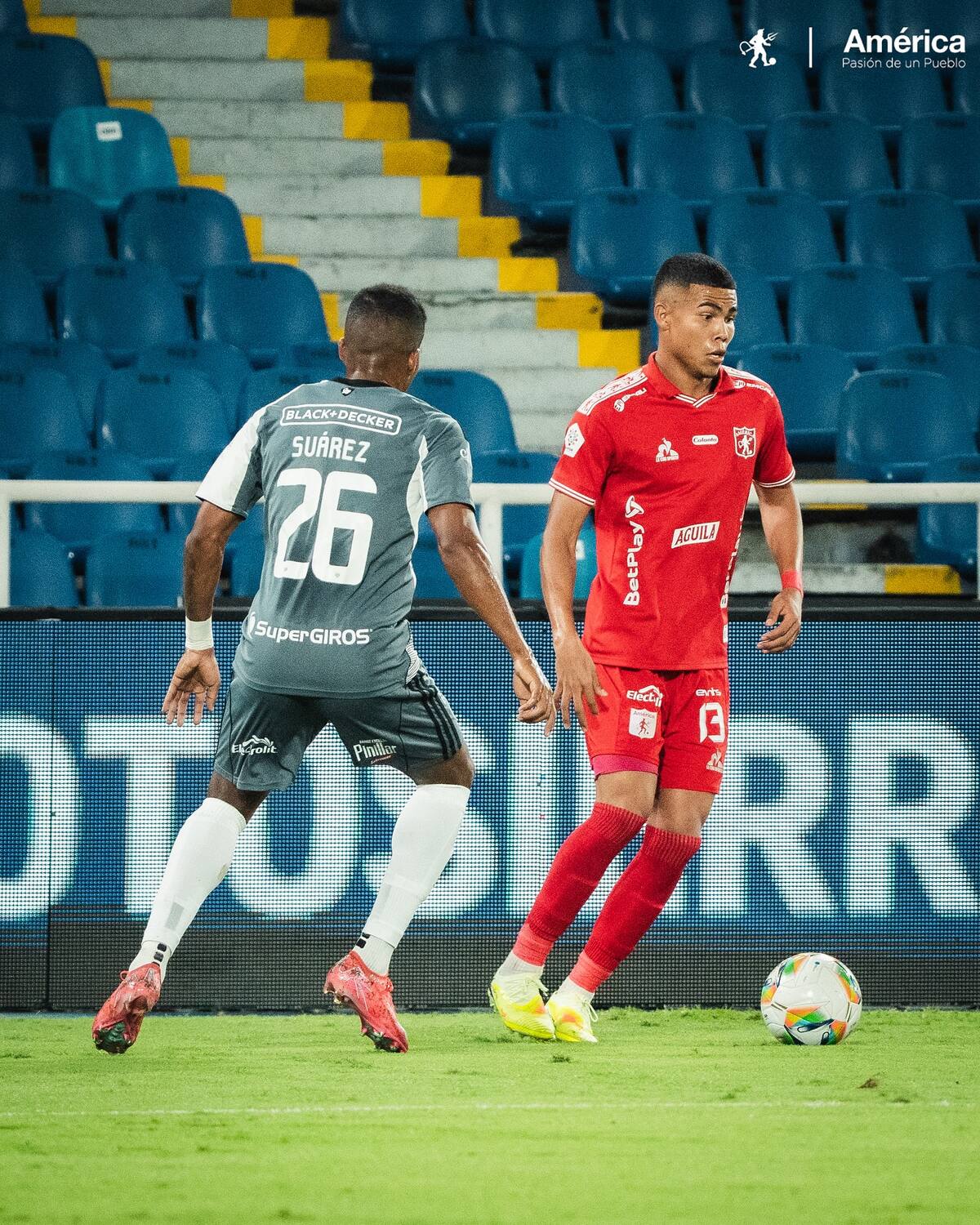 América sorprende en Barranquilla
El 15 de junio de 2025, América de Cali se impuso 1-0 frente a Junior, logrando una victoria histórica en condición de visitante.. Foto: América de Cali.