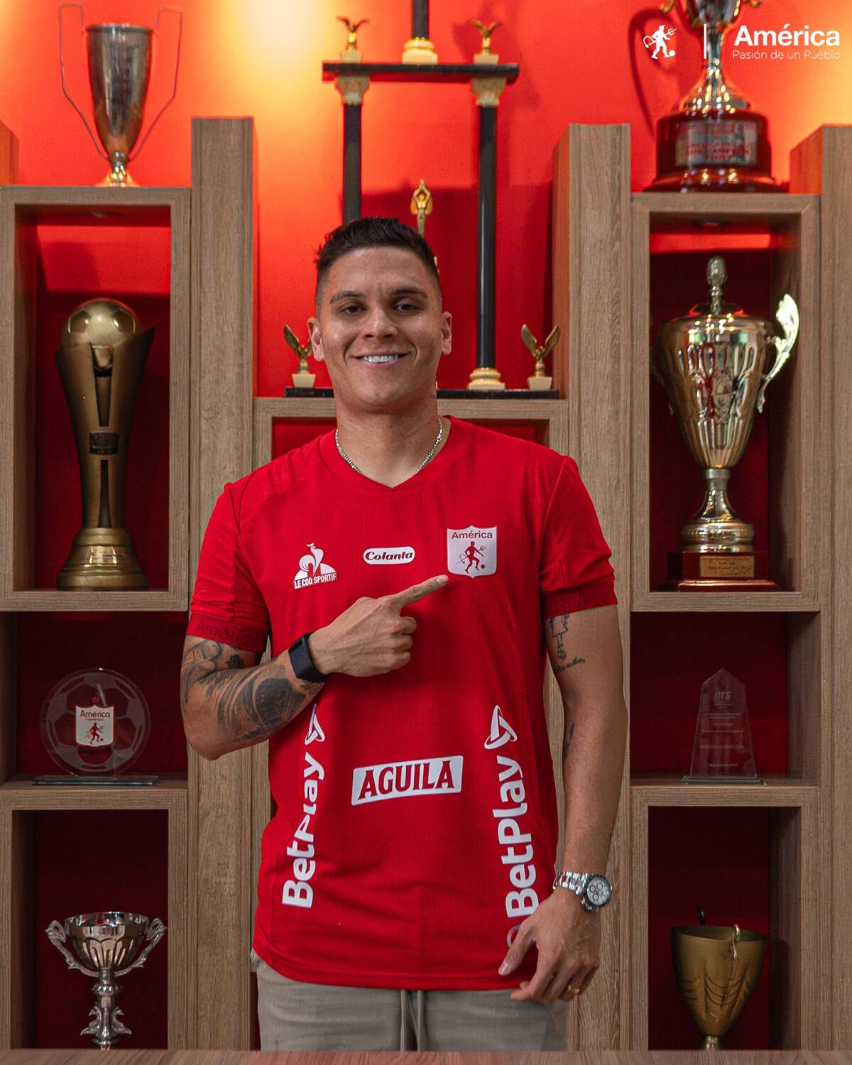 Juan Fernando Quintero quiere brillar en el América. //Tomada de X