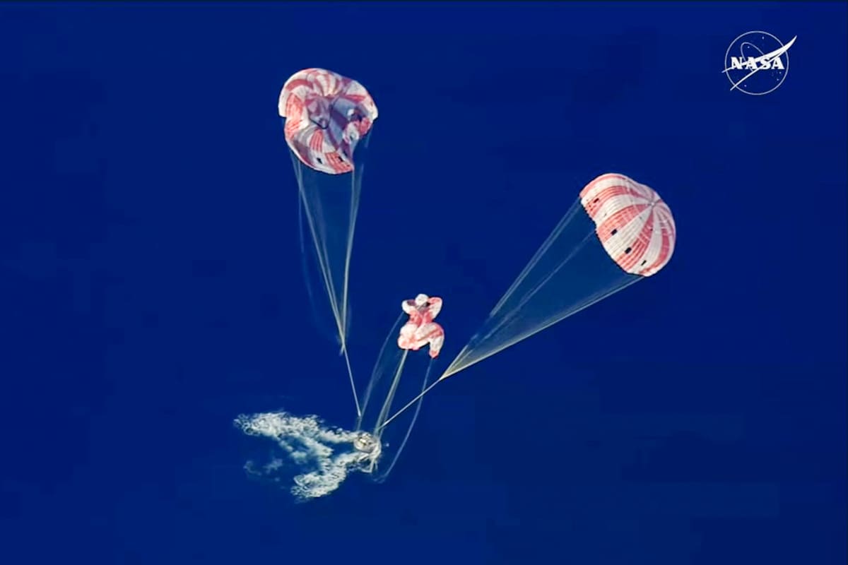 Así fue el regreso de Artemis II tras su misión en la Luna