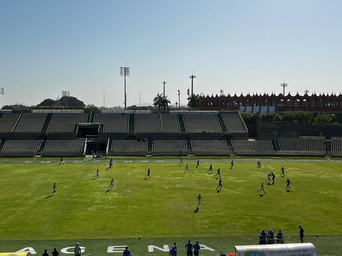 Partido amistoso entre Real Cartagena y Jaguares. //