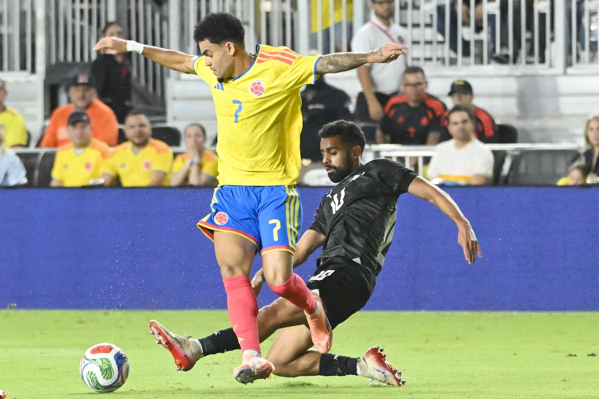 Luis Díaz tuvo varias ocasiones para convertir en el partido ante Nueva Zelanda. //Foto, EFE: Giorgio Viera