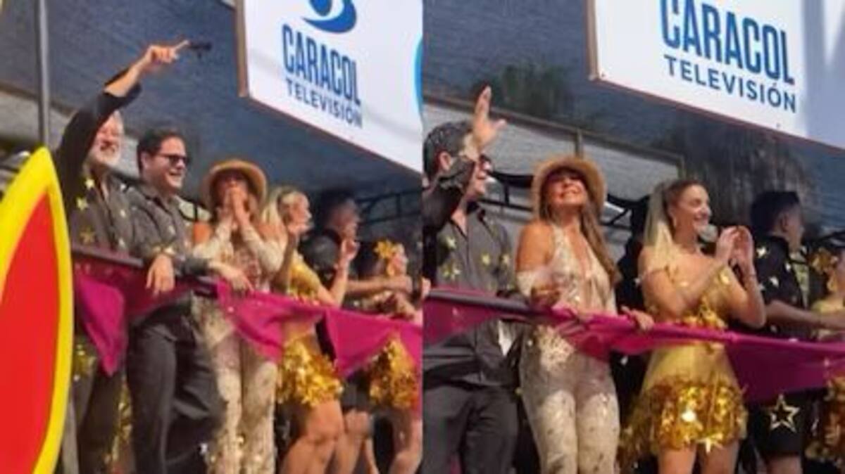 Amparo Grisales gozó del Carnaval de Barranquilla desde la carroza de Caracol Televisión. //Foto: tomada de redes sociales.