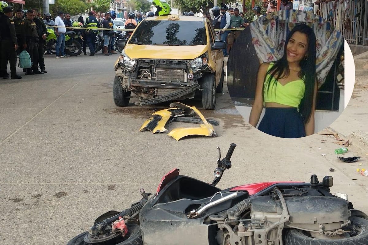 Así va el caso por muerte de mujer en fuerte choque de taxi y moto en La María