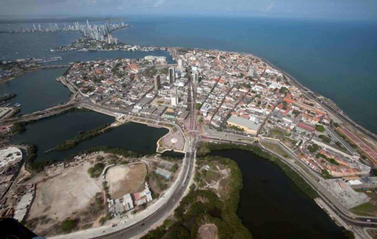 La guía náutica y turística de Colombia es un mapa de rutas y accesos a Cartagena y la costa Caribe. AP Fernando Vergara