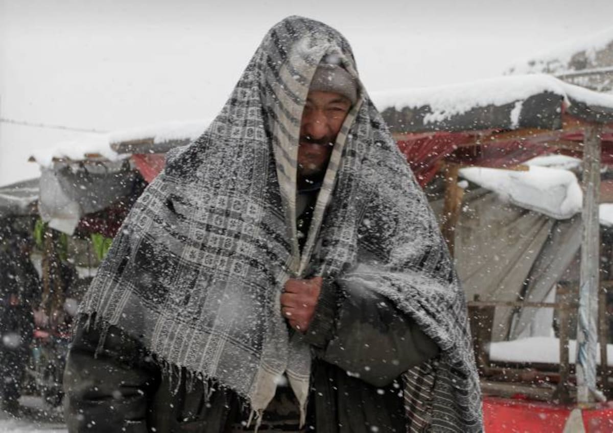 El frío sigue afectando a Afganístan. AP