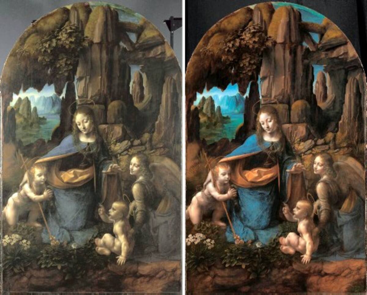 La Virgen de las rocas”, de Leonardo da Vinci.