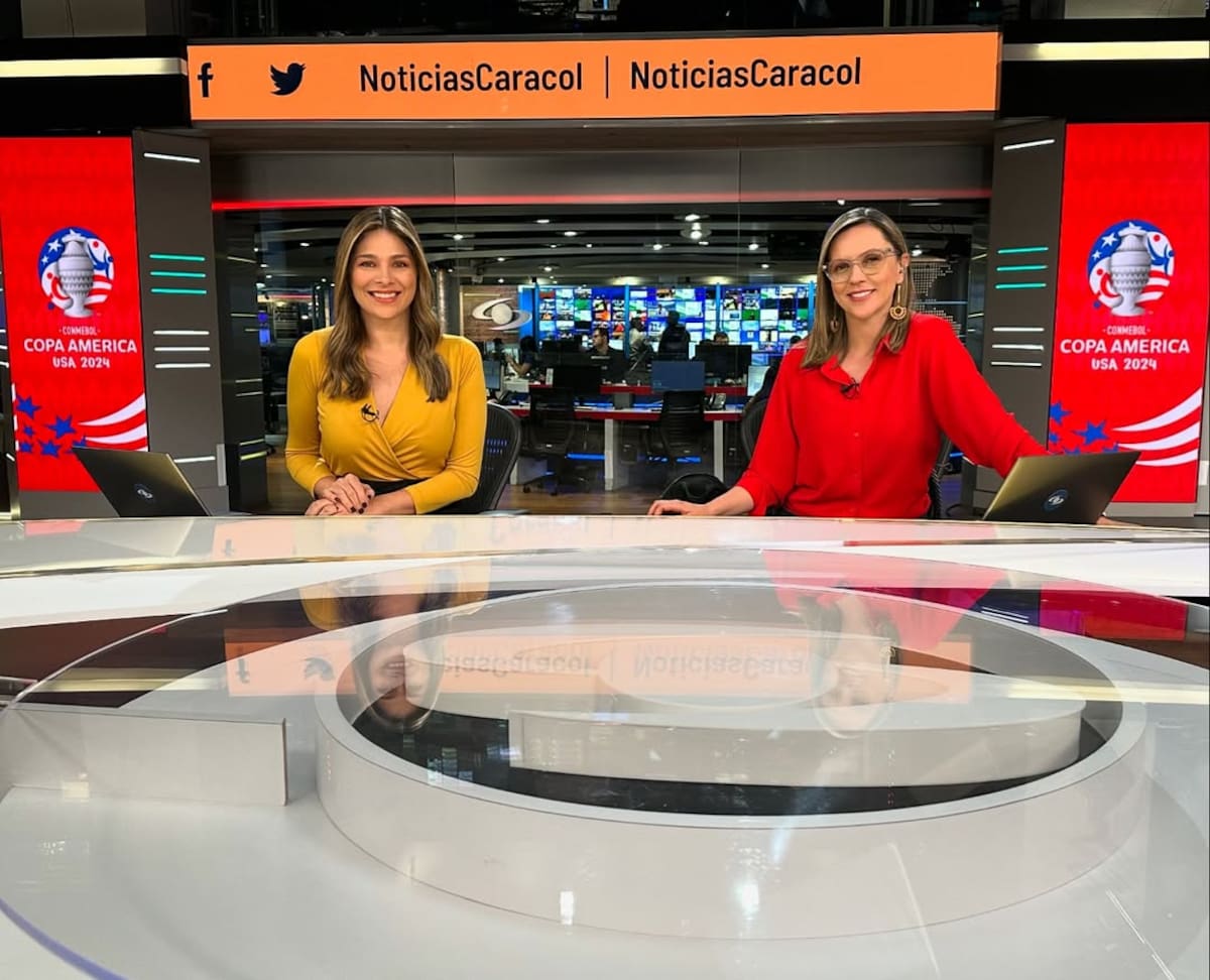 Ana Milena Gutiérrez y Catalina Gómez, presentadoras de Noticias Caracol. //Fotos: Redes sociales.