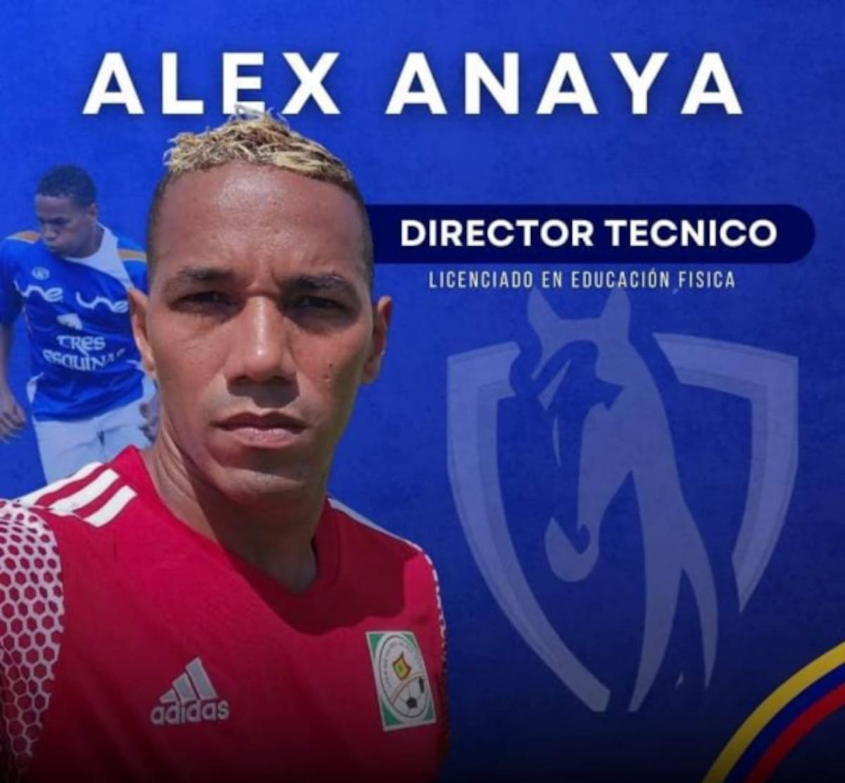 Alex Anaya, entrenador de Balompié Positivo. //CORTESÍA