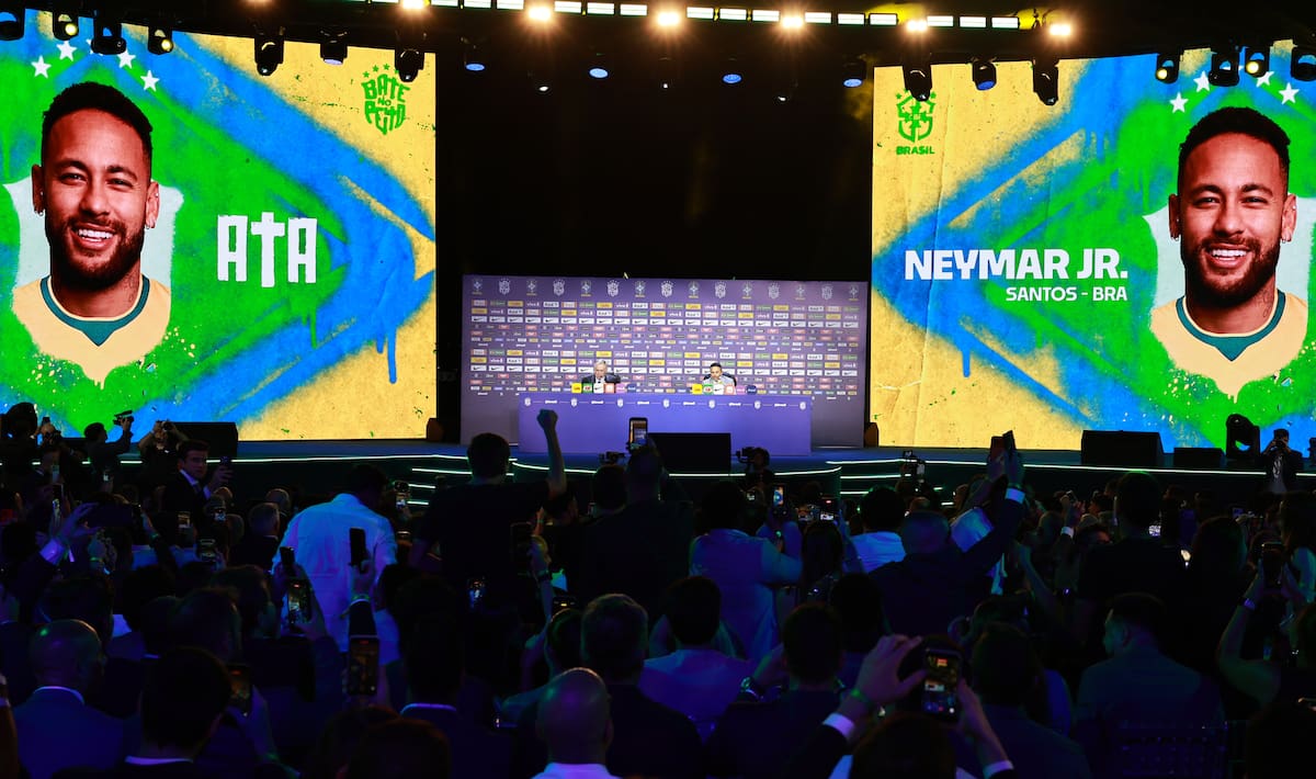 Neymar fue convocado al Mundial con la Selección de Brasil. //Foto, EFE: Andre Coelho