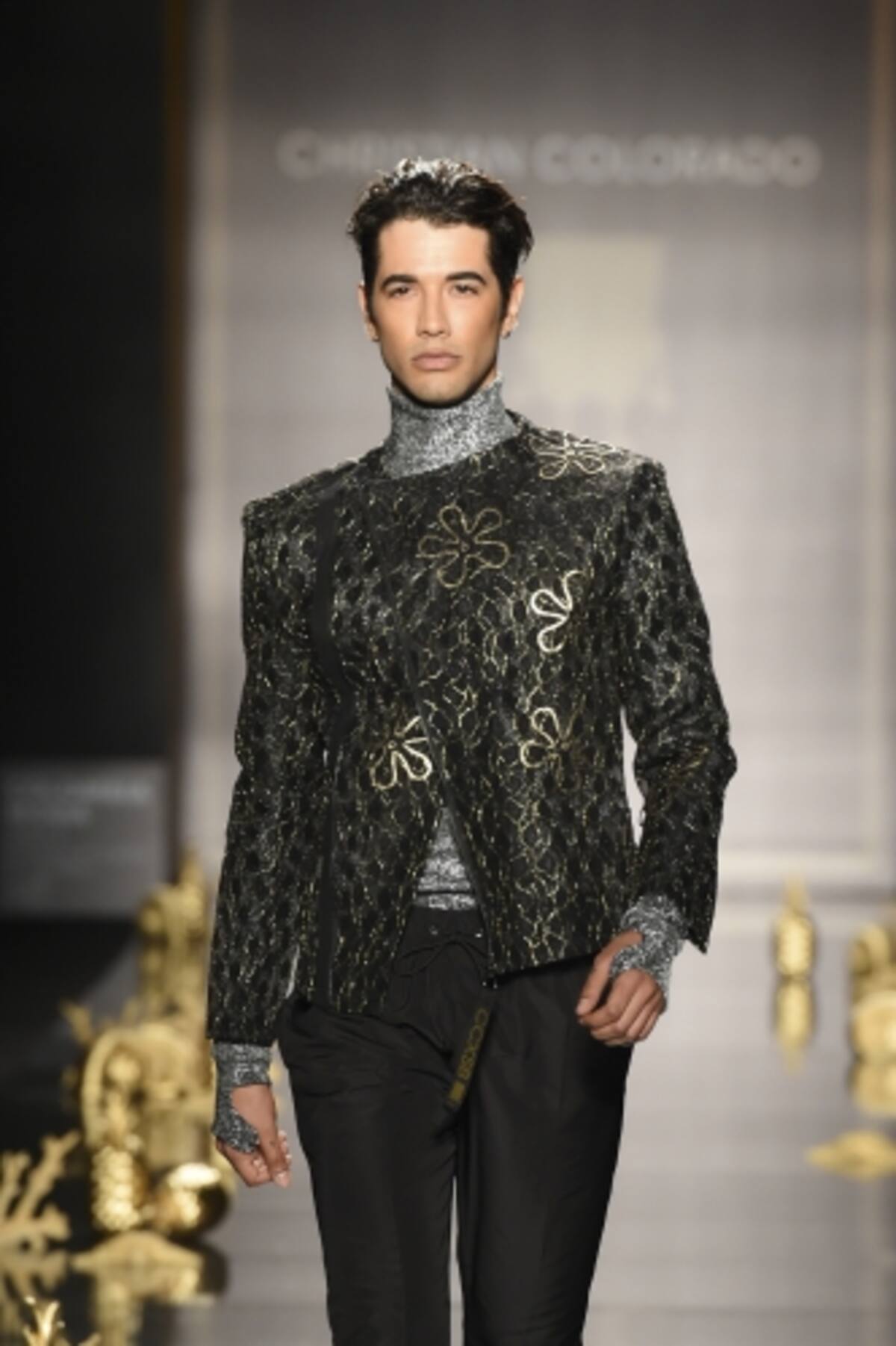 Pasarela del diseñador Christian Colorado. CORTESÍA