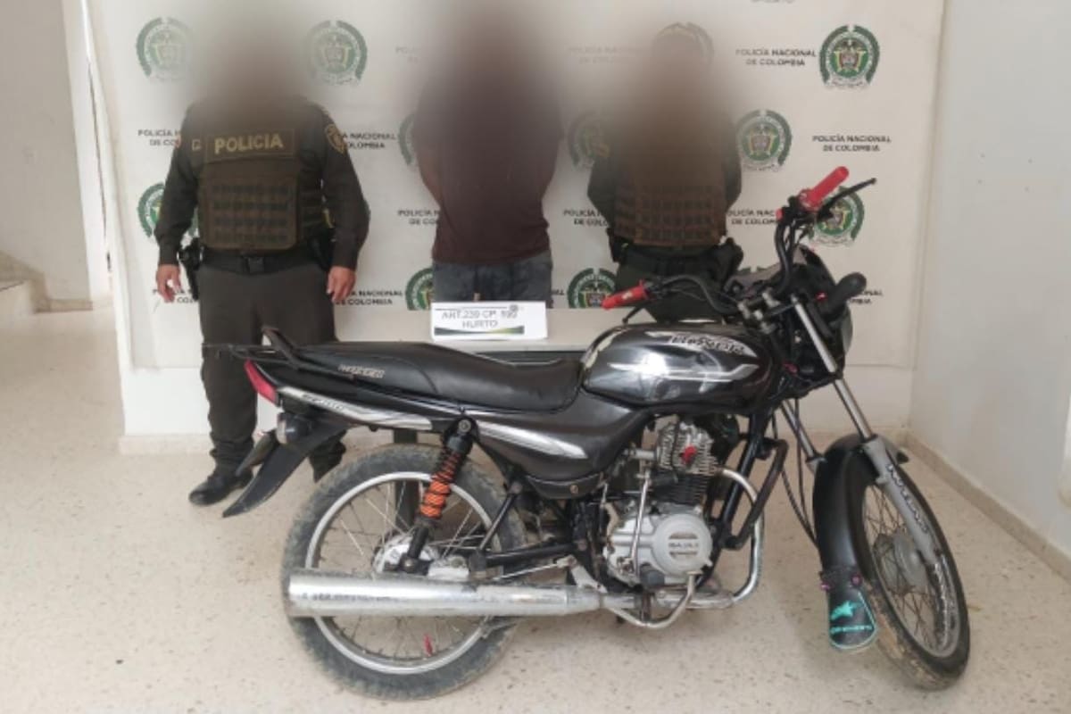 En el sur de Bolívar: capturan alias ‘el Pipa’ cuando se movilizaba en una moto hurtada