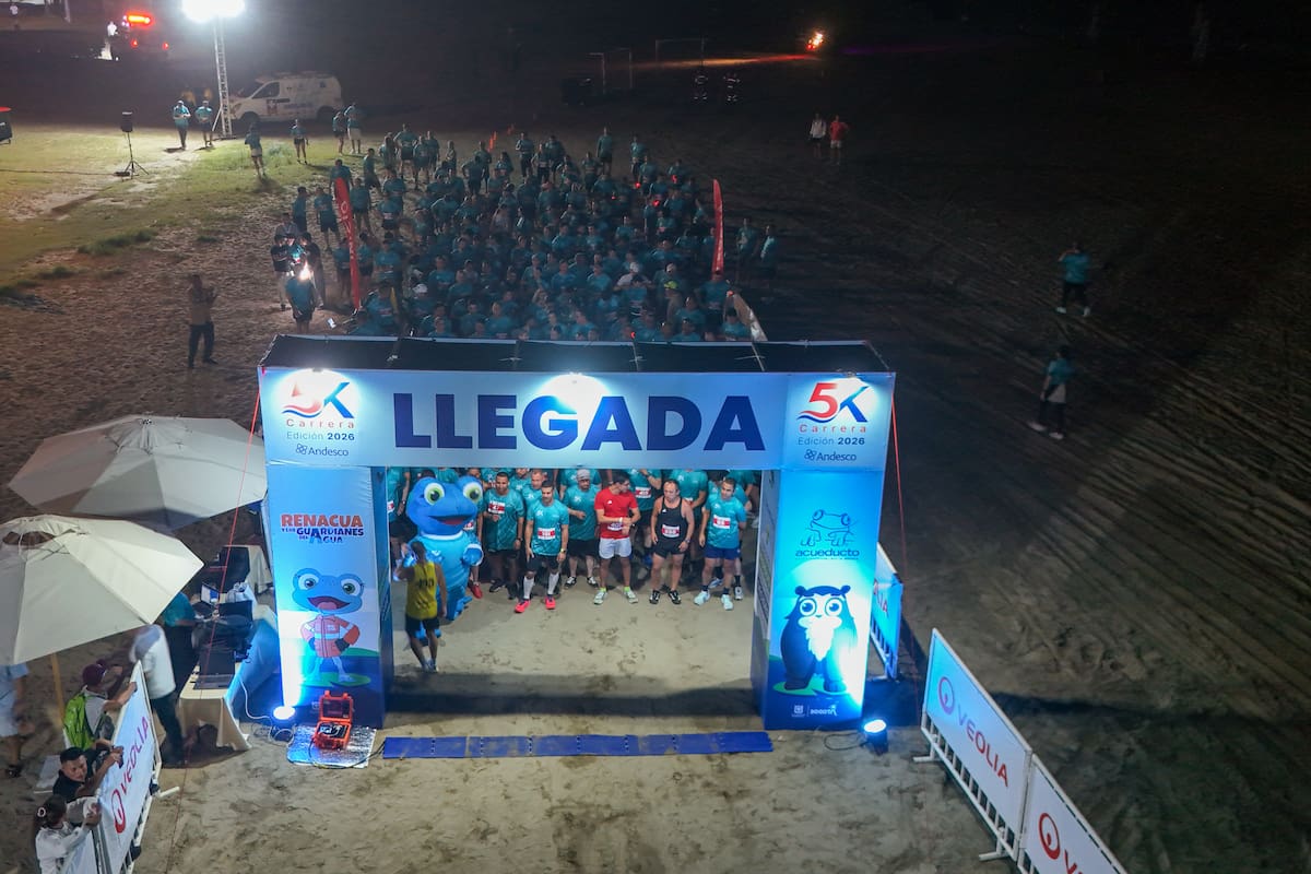 Carrera 5k de Andesco se tomó las playas de Cartagena
