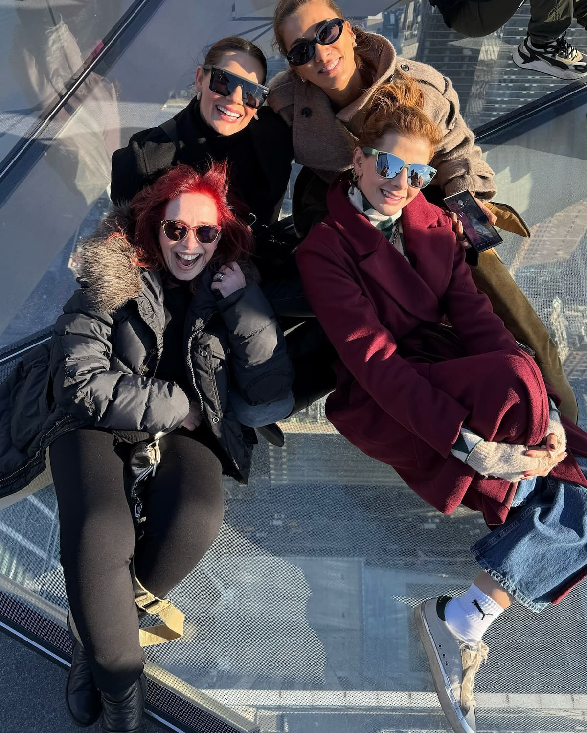 Andrea Serna, Carolina Cruz, Jessica de la peña, esta visitando la cuidad de New York.//Foto:tomada de internet.