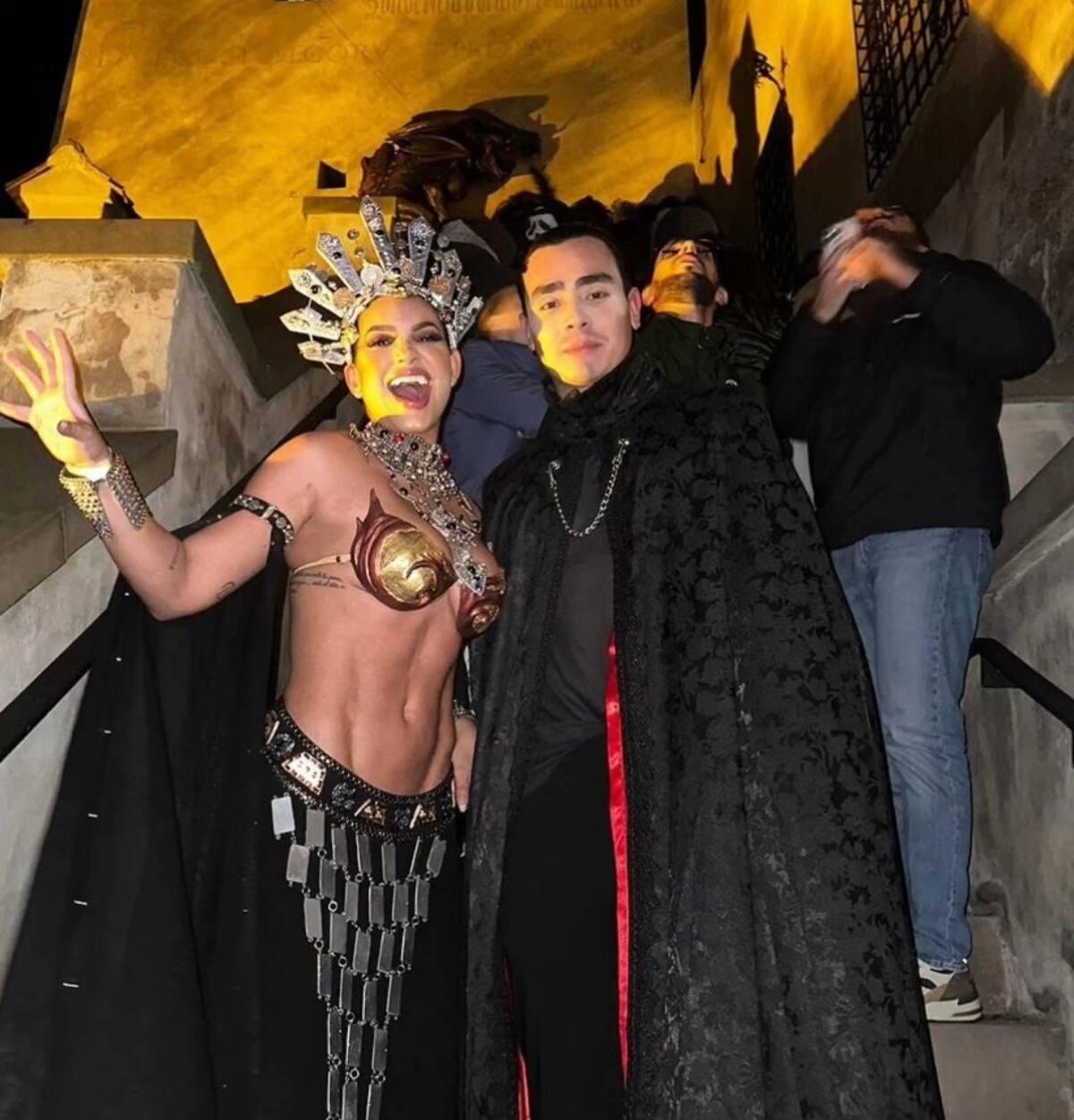 Andrea Valdiri y Felipe Saruma en Halloween 2023. //Foto: Instagram