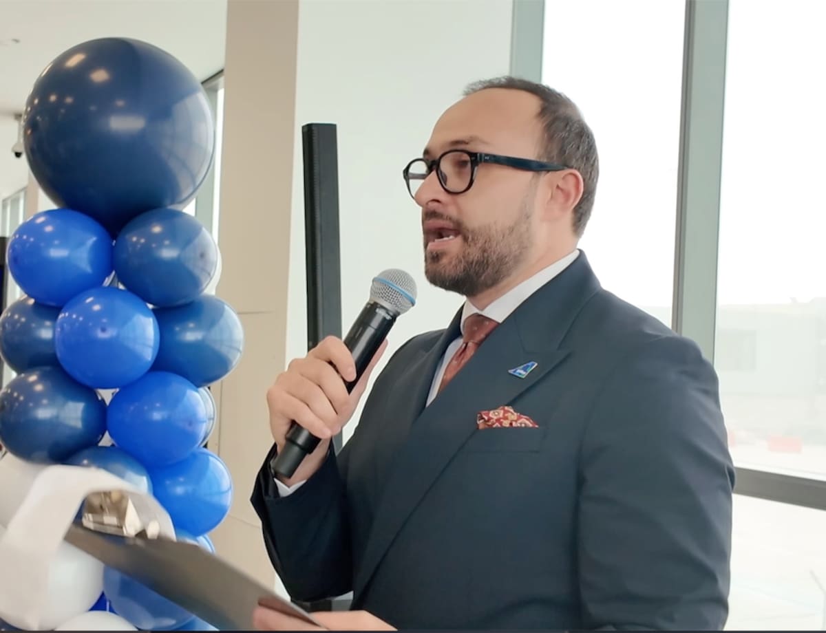 Andrés Granja, gerente general de JetBlue Ecuador.//Cortesía DPGDA.