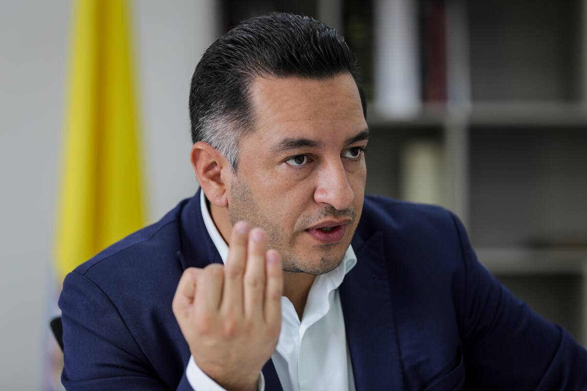 Andrés Idarraga, ministro de Justicia, señaló que interpuso una denuncia a dos congresistas por presuntamente incentivar la intervención estadounidense en Colombia. // Colprensa - Mariano Vimos.