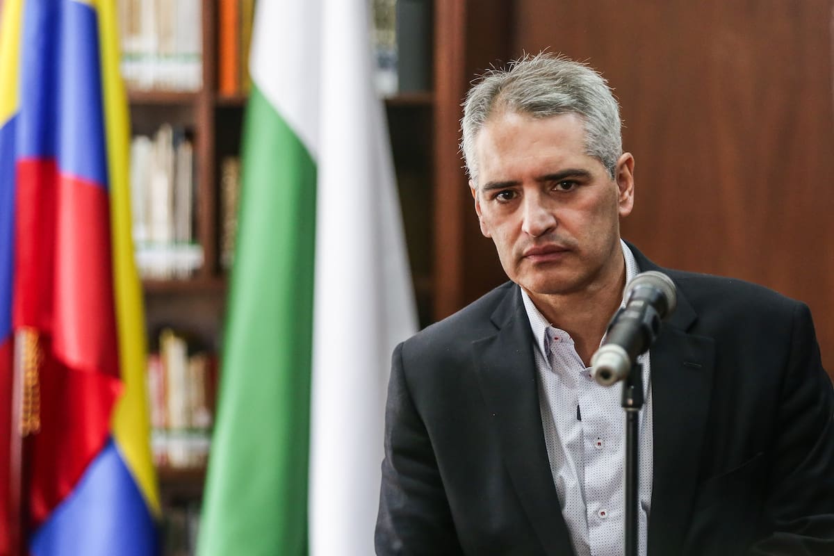 El gobernador de Antioquia, Andrés Julián Rendón. // Foto: Colprensa - John Paz.