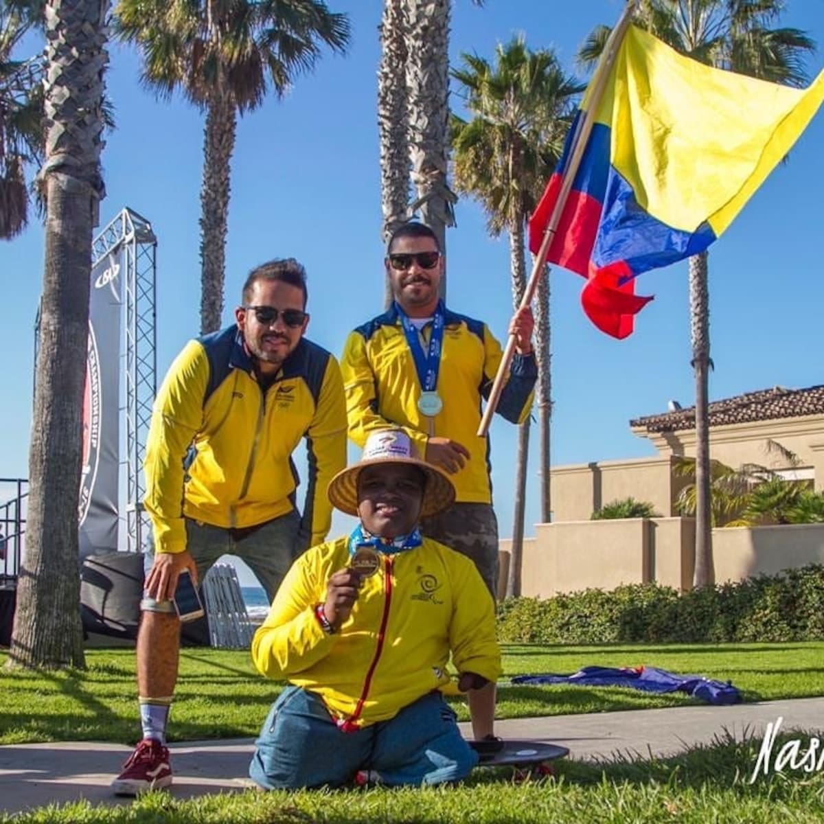Andrés Porras busca más atención para el surf en Sudamérica. //Cortesía