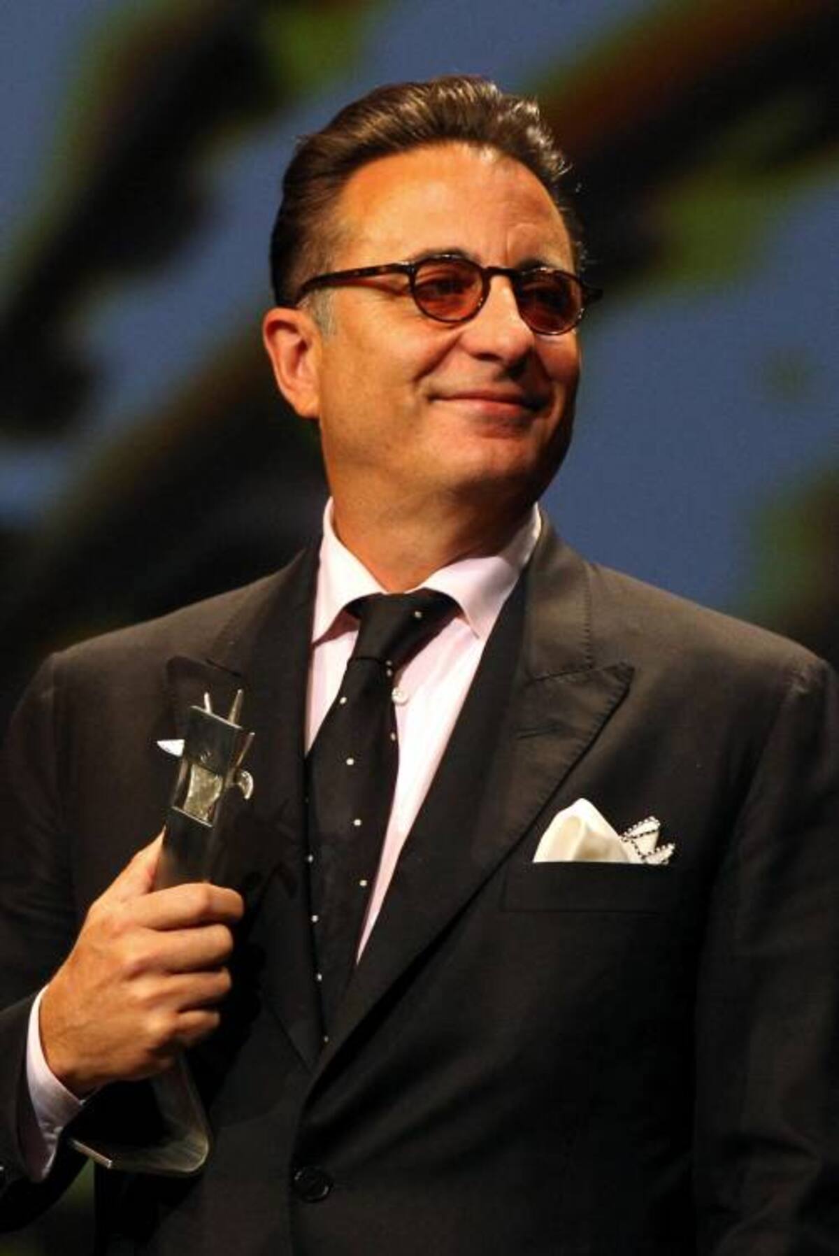 Andy García, actor cubano homenajeado en el Festival Internacional de Cine de Guadalajara.