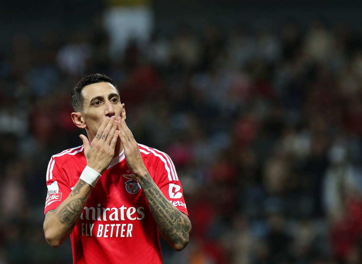 Ángel di Maria, jugador argentino del Benfica. //Foto, EFE: HOMEM DE GOUVEIA