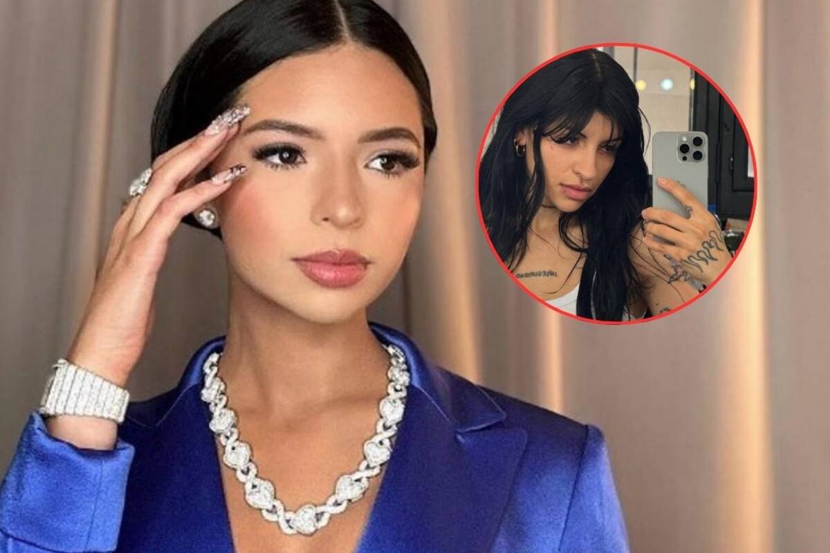 ¿Se quiere parecer a Cazzu? Ángela Aguilar sorprende con cambio de look