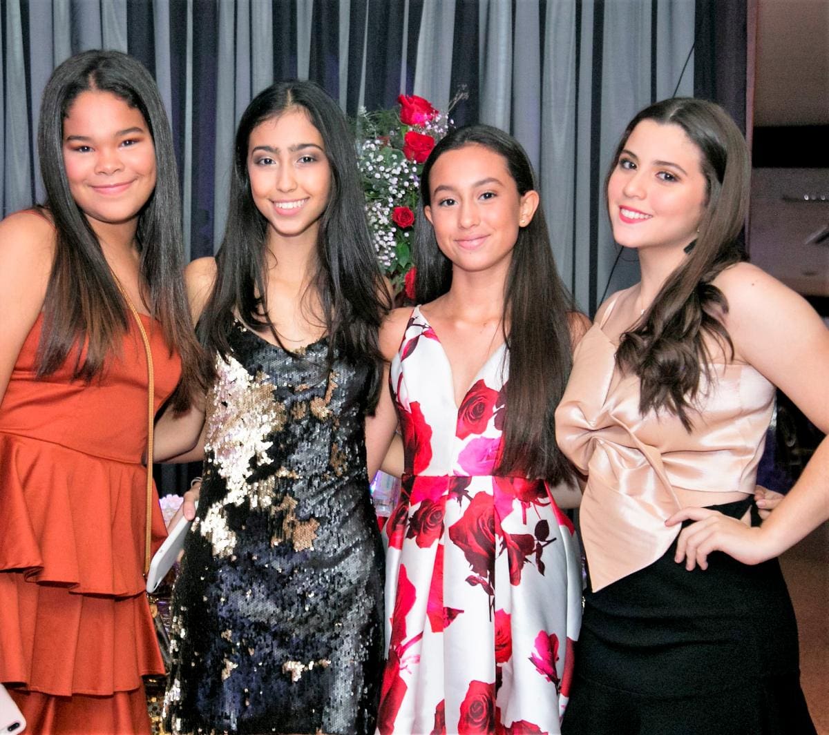 Ángela Pereira, Angie Severiche, Ana Sofía Cruz y María Lucía Angulo.
