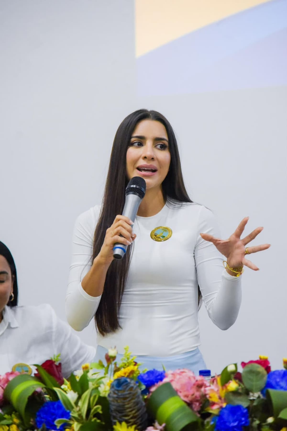Angélica Hernández, la nueva gerente del Gran Malecón del Mar. // Foto: cortesía de la Alcaldía de Cartagena.