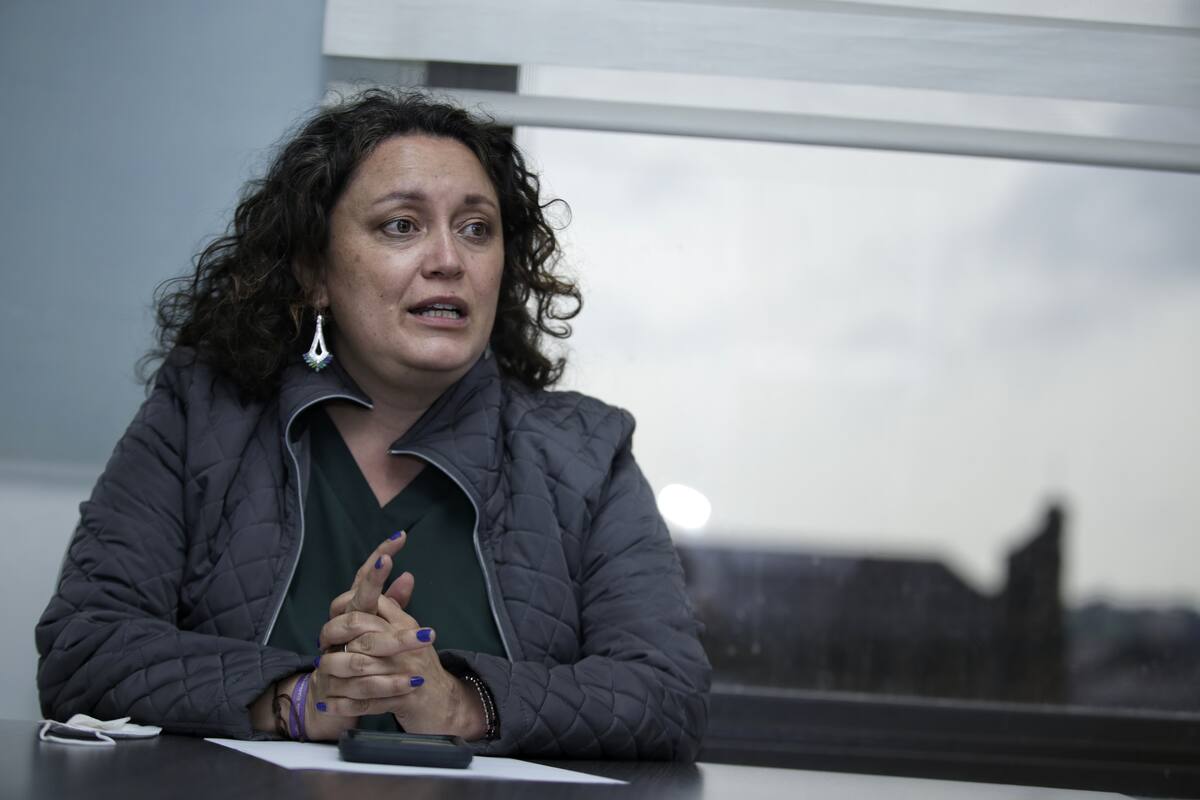Entrevista con la senadora de la Alianza Verde, Angélica Lozano, (COLPRENSA- Sergio Acero).