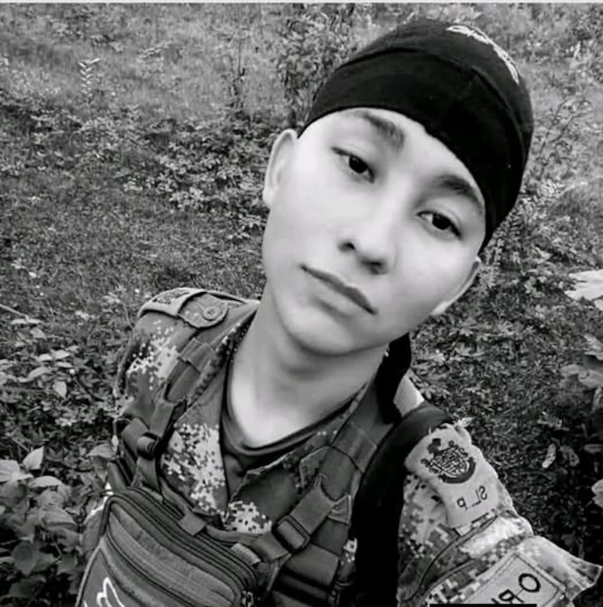 Angelo Javier Campos Coavas, soldado encontrado muerto. // Foto tomada de Facebook
