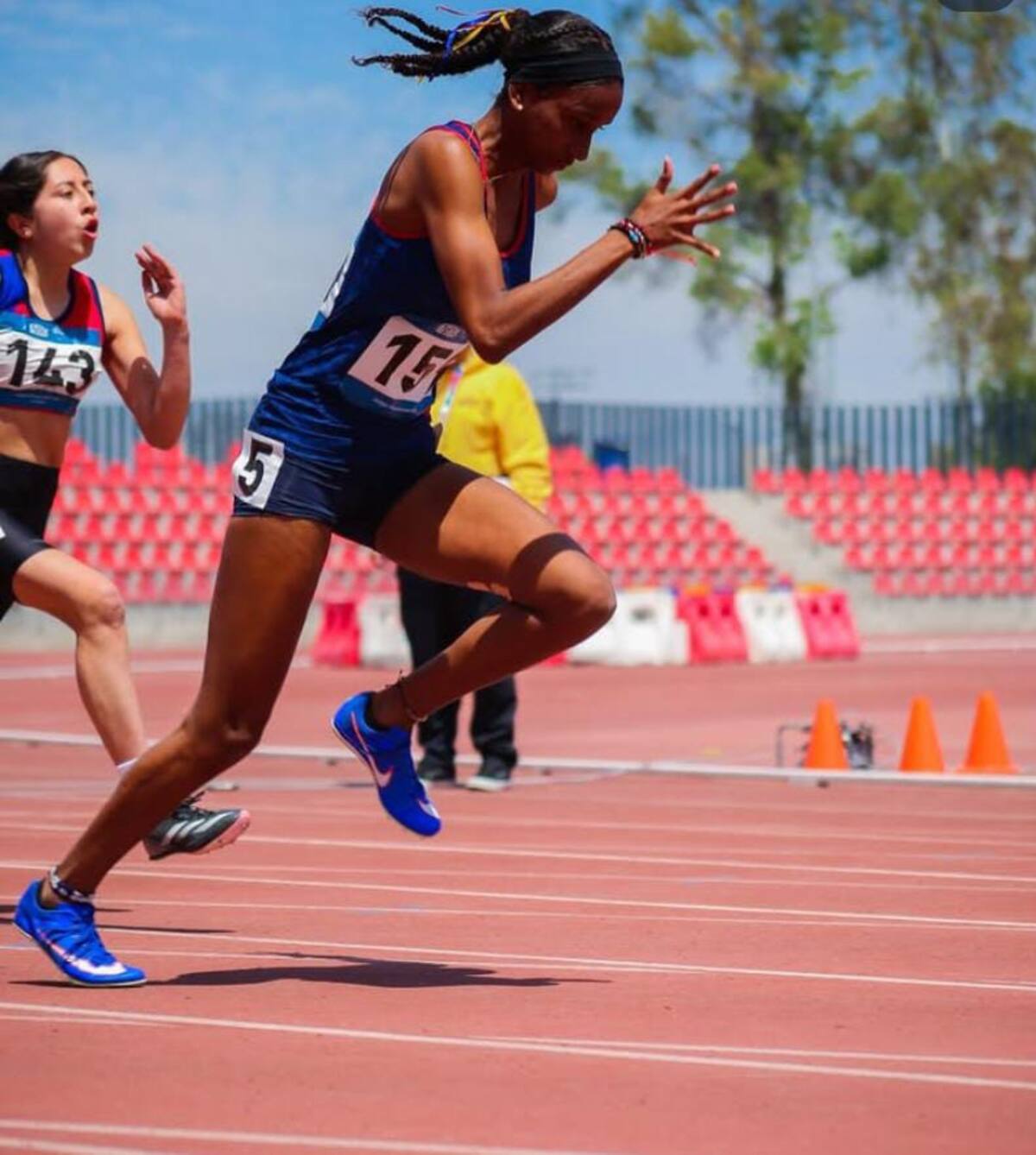 Angie Mejía, siempre lista para lo mejor en cada entreno y competencia. //CORTESÍA