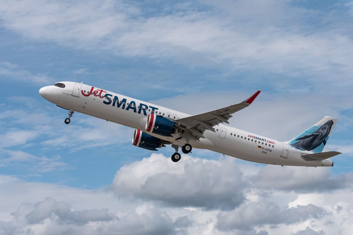 La compañía tiene hoy en la región una flota de 44 aviones y la meta es llegar a 100 aviones y 100 millones de pasajeros en Suramérica en el mediano plazo. // Cortesía