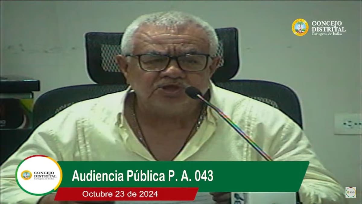 Antonio Cabarcas, presidente del sindicato de trabajadores oficiales y públicos de la Alcaldía de Cartagena.// Foto: cortesía.