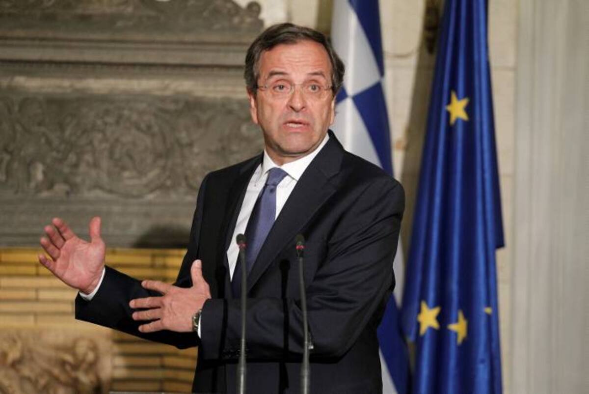 Antonis Samaras, primer ministro griego. AP Petros Giannakouris