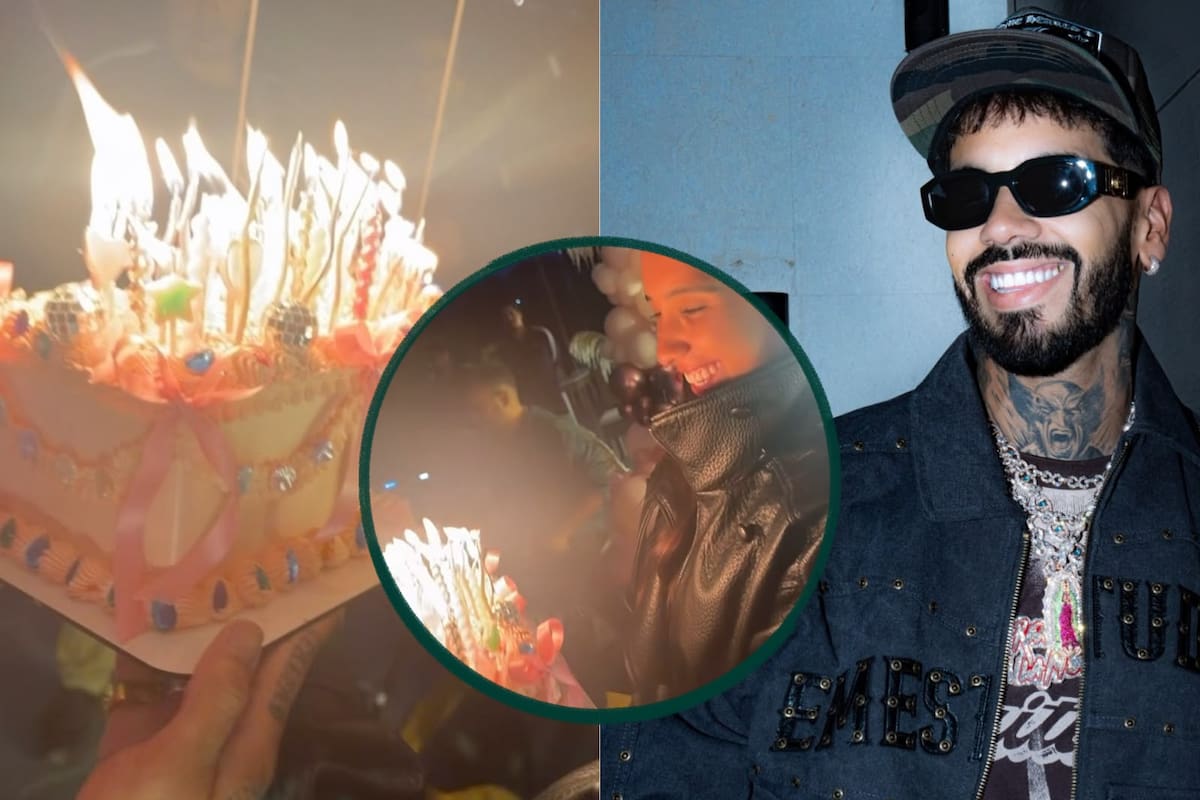 Anuel AA celebró el cumpleaños de Astrid Cuevas, madre de su hijo Pablo