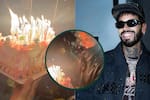 Anuel AA celebró el cumpleaños de Astrid Cuevas, madre de su hijo Pablo
