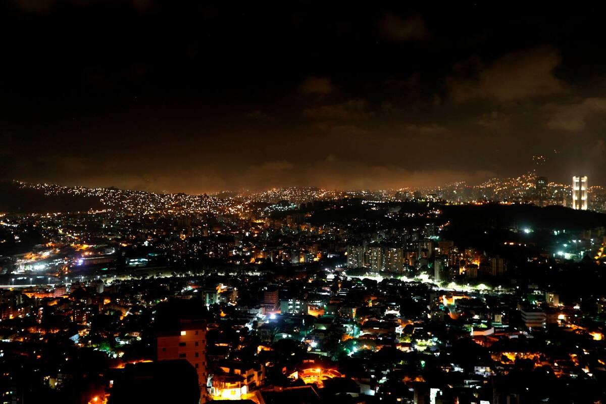 Apagón en Venezuela. // Archivo.