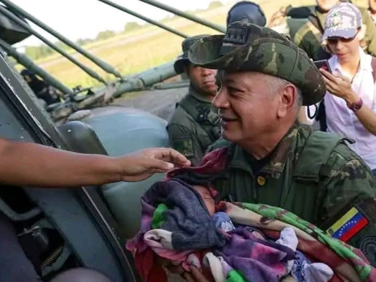 Diosdado Cabello hizo aparicion en el Catatumbo.