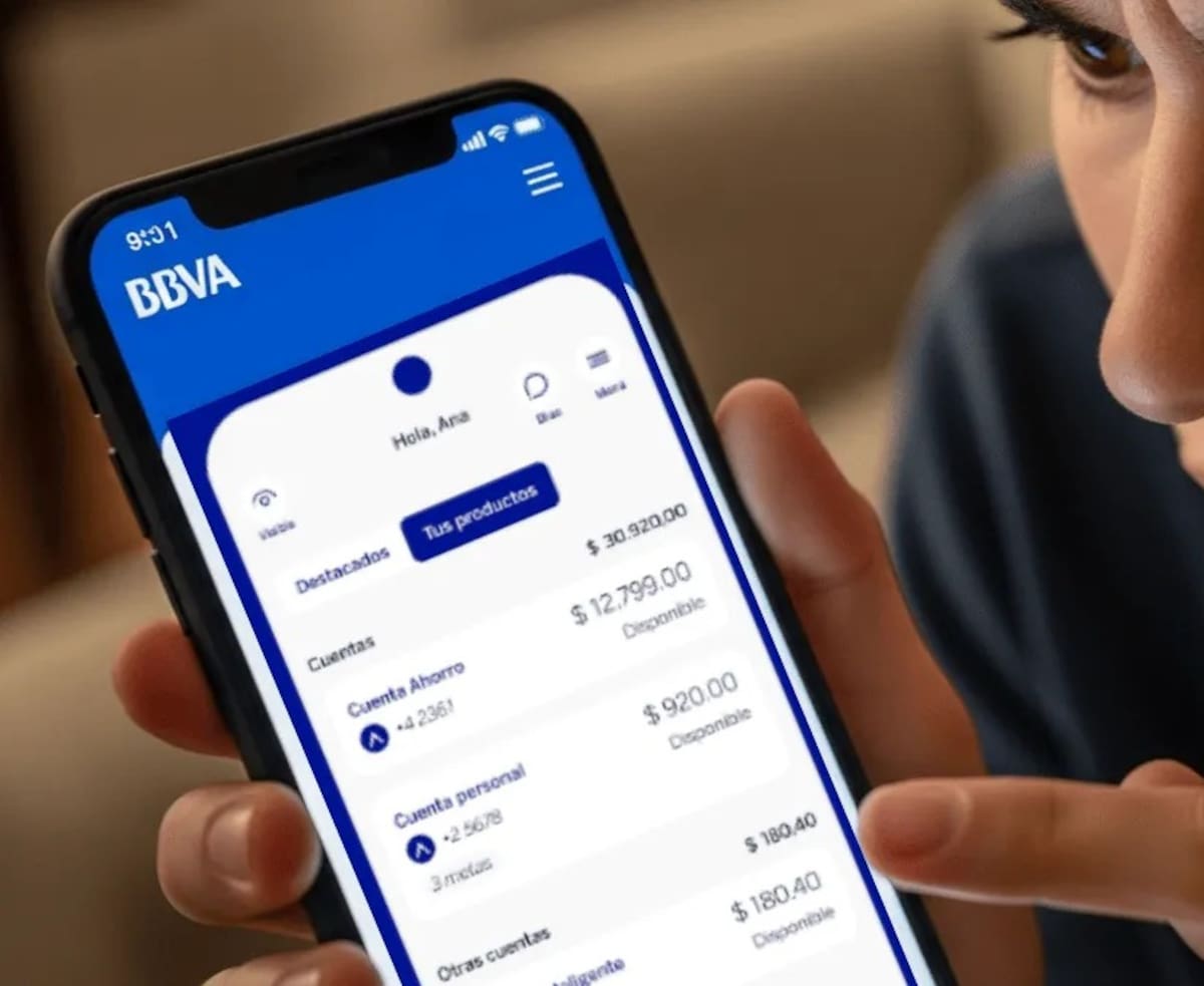 App de BBVA. // Foto: tomada de internet