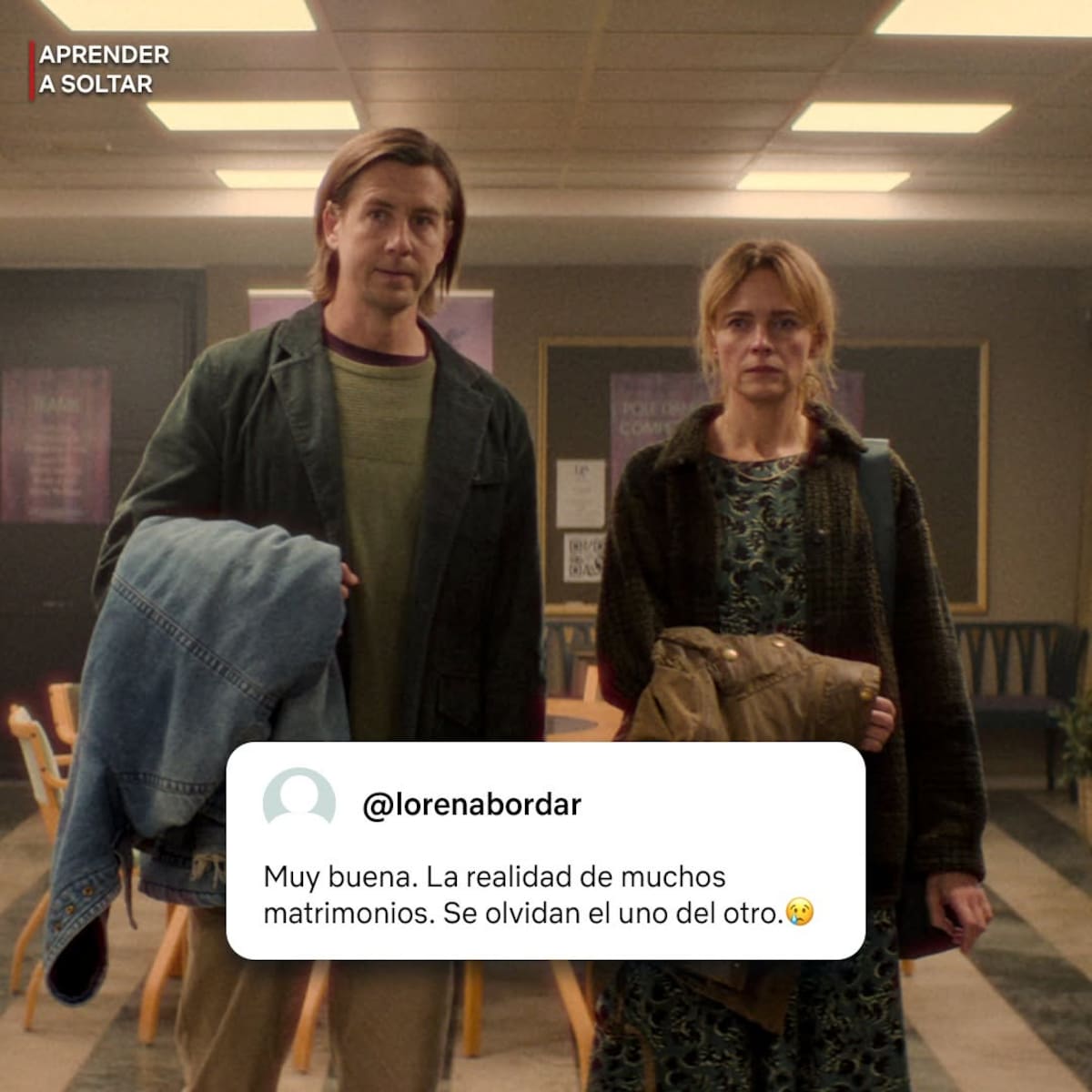 La serie "Aprender a soltar" estará disponible en 2025, y refleja un gran drama y expectativa entre sus seguidores.//Foto: tomada de internet.
