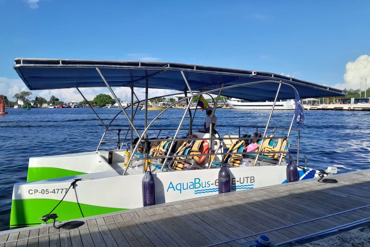 Aquabus: prueban vehículo para transporte acuático en Cartagena